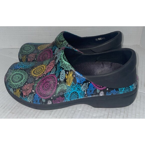 Crocs Neria Pro II Shoes Women's 8 Blue Comfort Slip On Clog Work Nursing - Picture 4 of 11